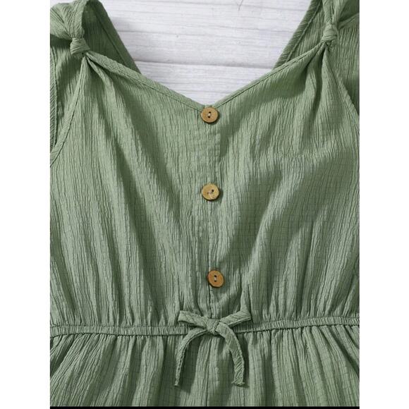 Shein Tween Twist Casual Tank Romper - Picture 2 of 6